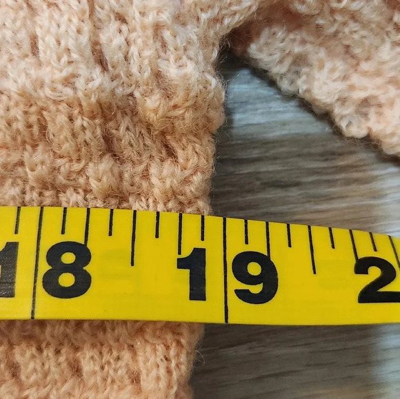 Bams vintage virgin wool light pink cardigan with embroidered trim and pockets - Picture 2 of 11